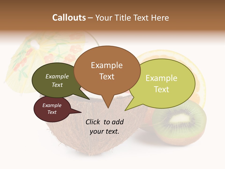 Delicious Useful White PowerPoint Template