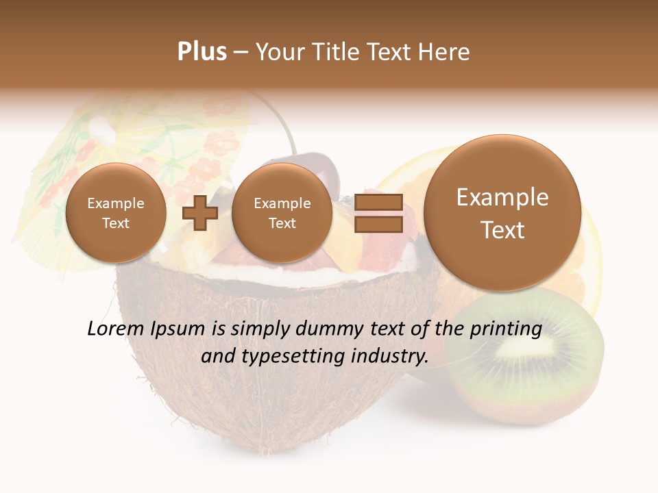 Delicious Useful White PowerPoint Template