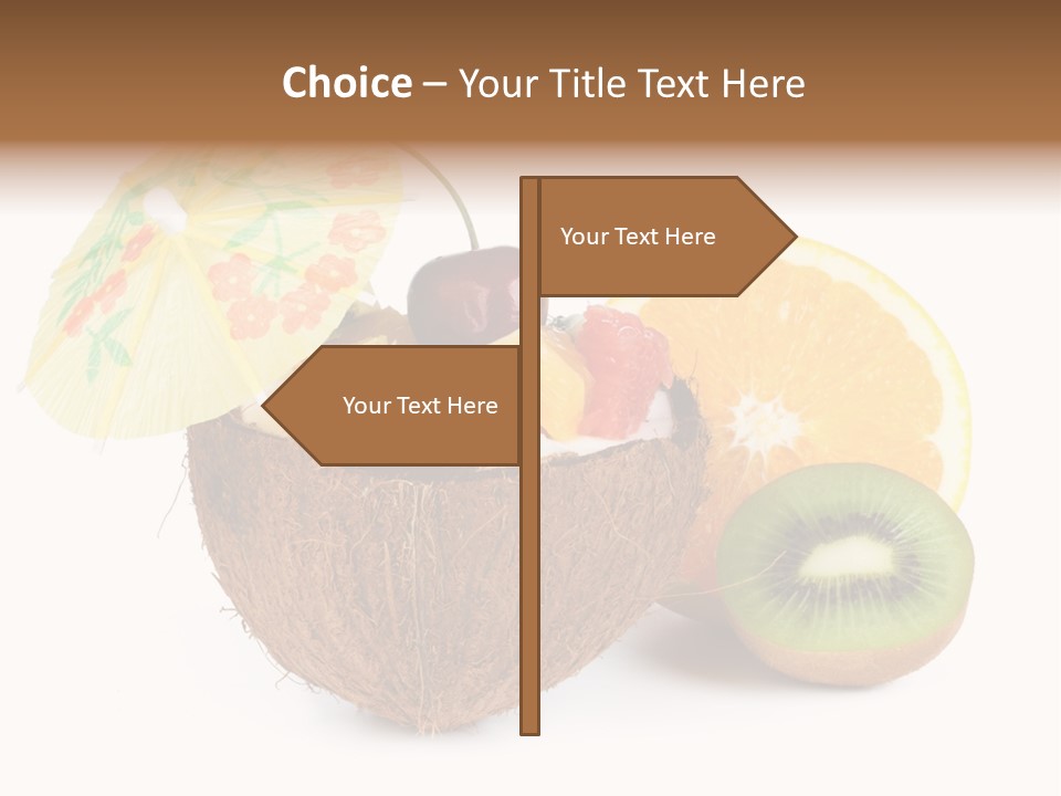 Delicious Useful White PowerPoint Template