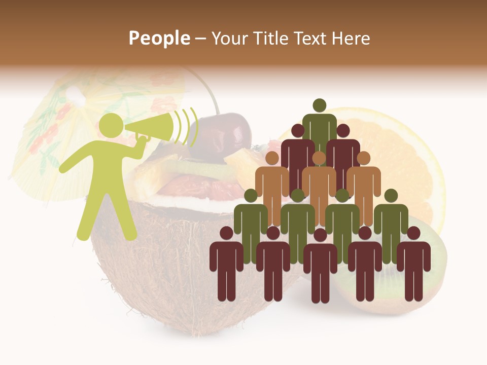 Delicious Useful White PowerPoint Template