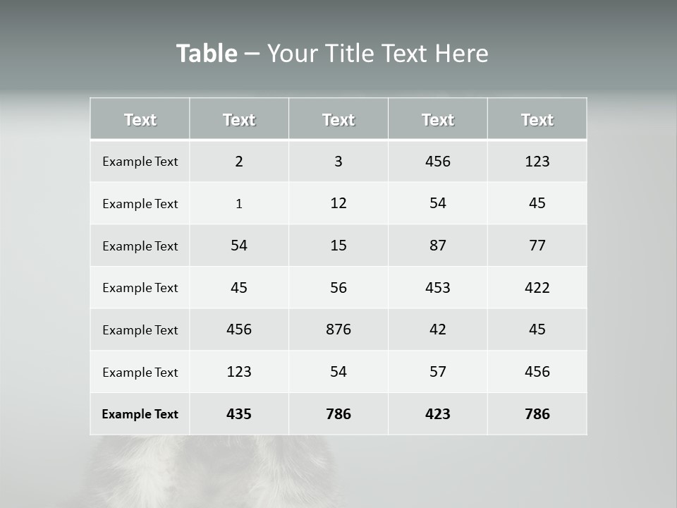 Racy Snatch Purebred PowerPoint Template