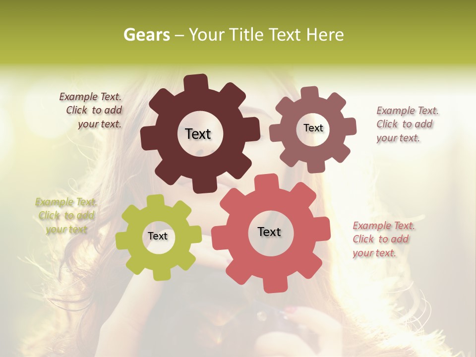 Outdoors Red Tender PowerPoint Template