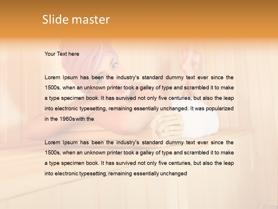 Caucasian Lifestyle One PowerPoint Template