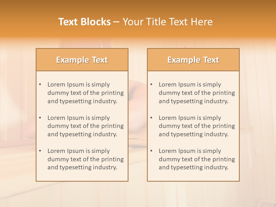Caucasian Lifestyle One PowerPoint Template