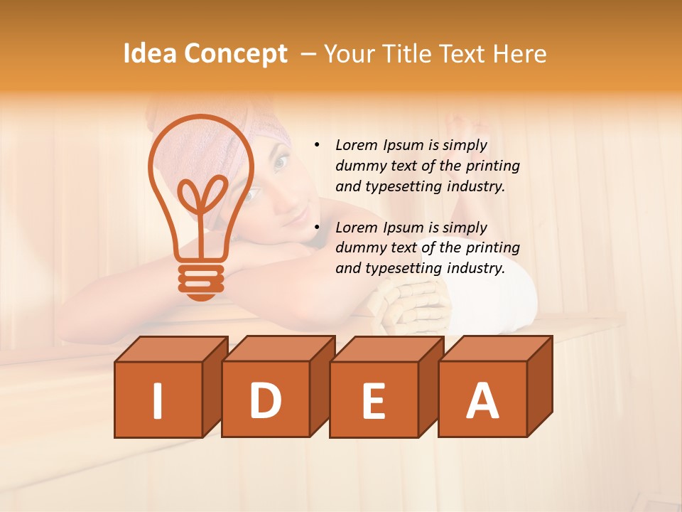 Caucasian Lifestyle One PowerPoint Template