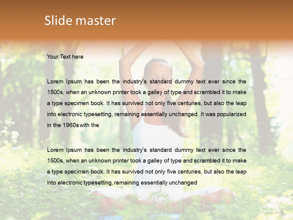 Body Lifestyle Young PowerPoint Template