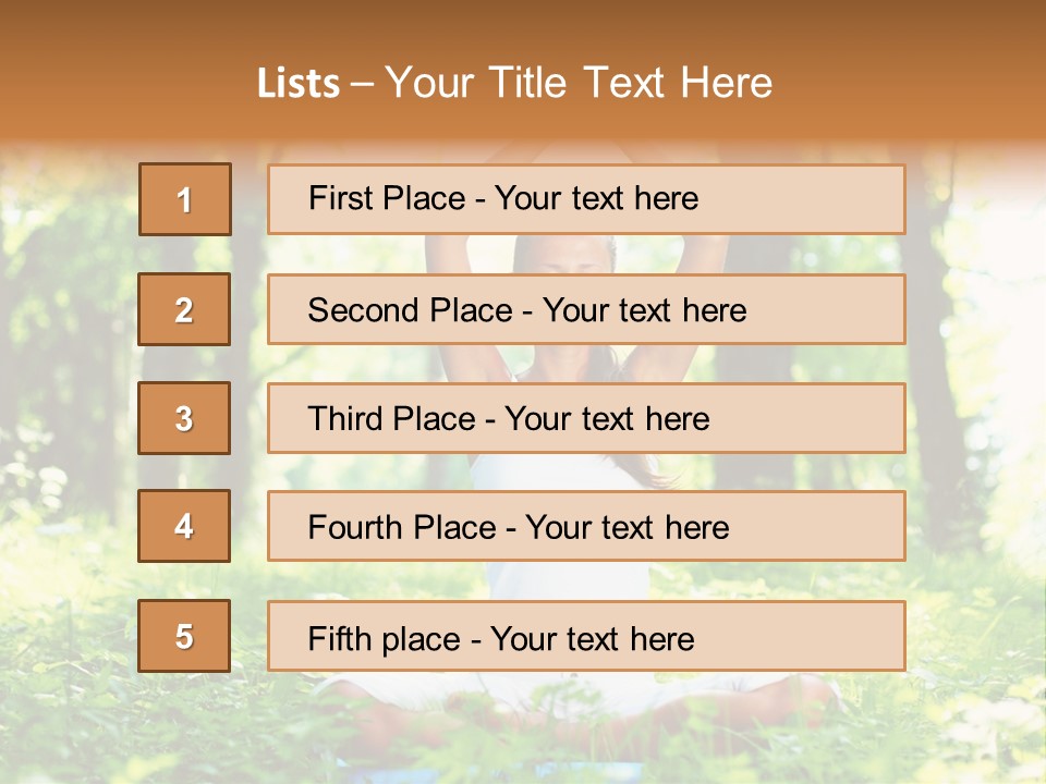 Body Lifestyle Young PowerPoint Template