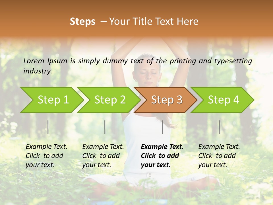 Body Lifestyle Young PowerPoint Template