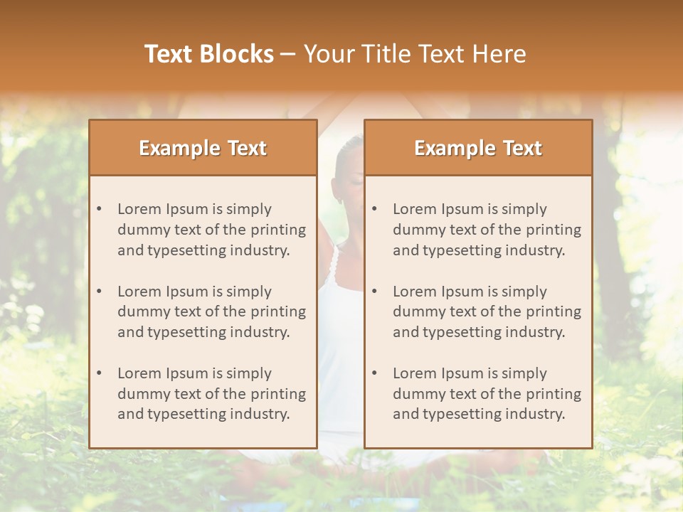 Body Lifestyle Young PowerPoint Template