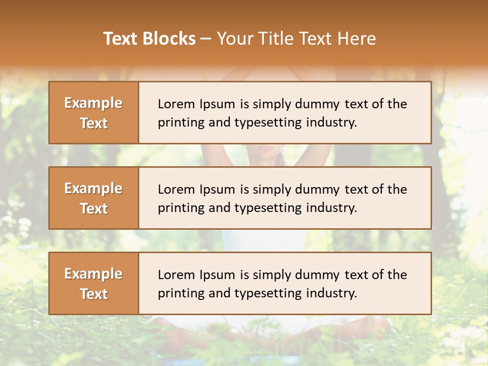 Body Lifestyle Young PowerPoint Template