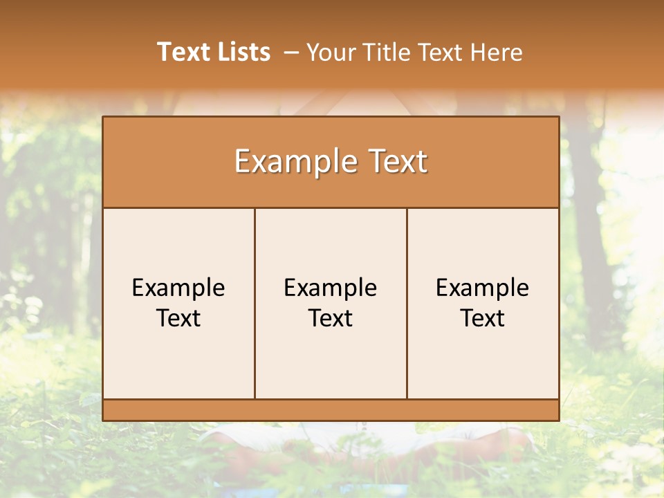 Body Lifestyle Young PowerPoint Template