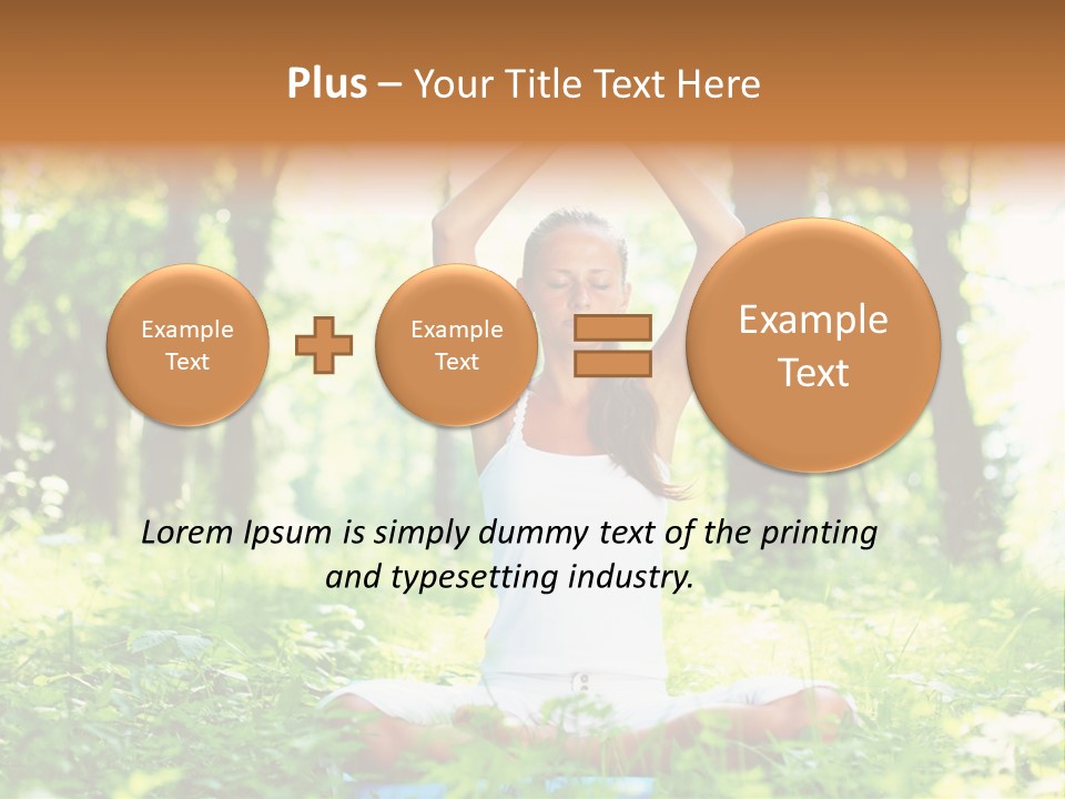 Body Lifestyle Young PowerPoint Template