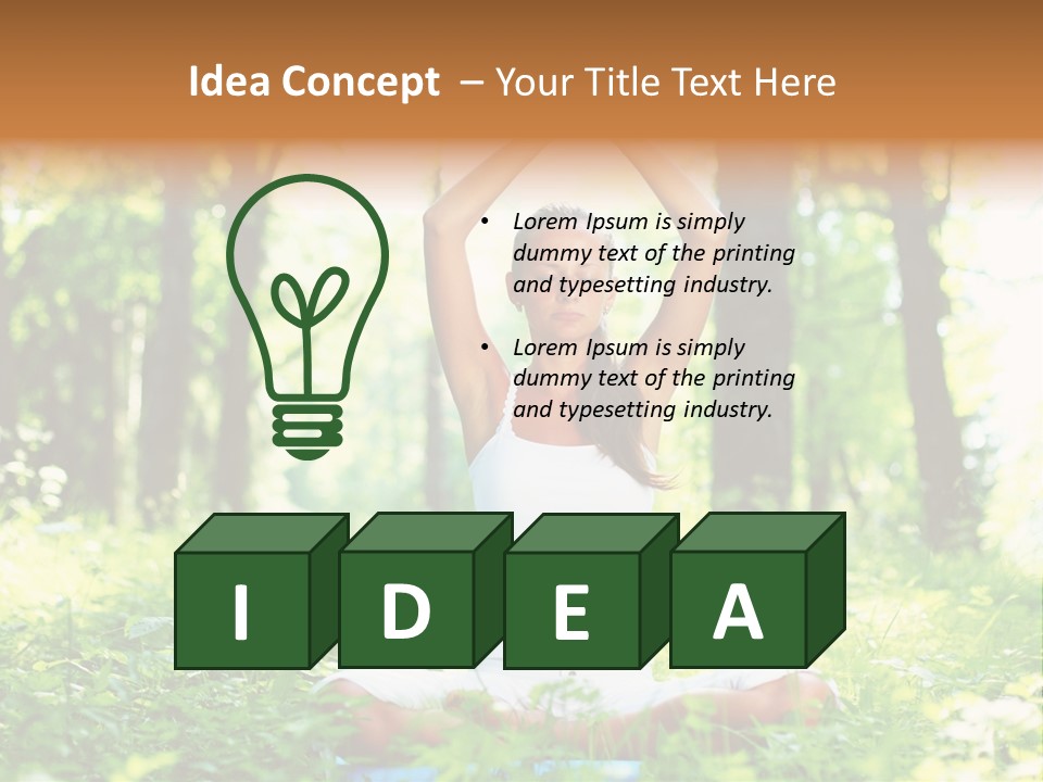 Body Lifestyle Young PowerPoint Template