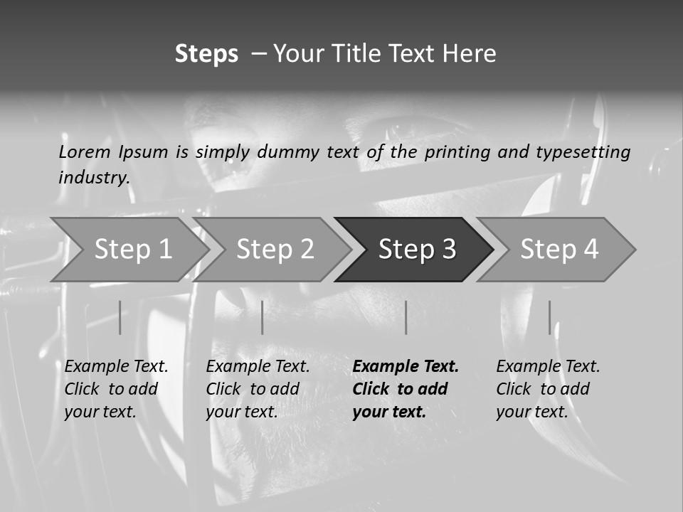 Male Men Sports Uniform PowerPoint Template