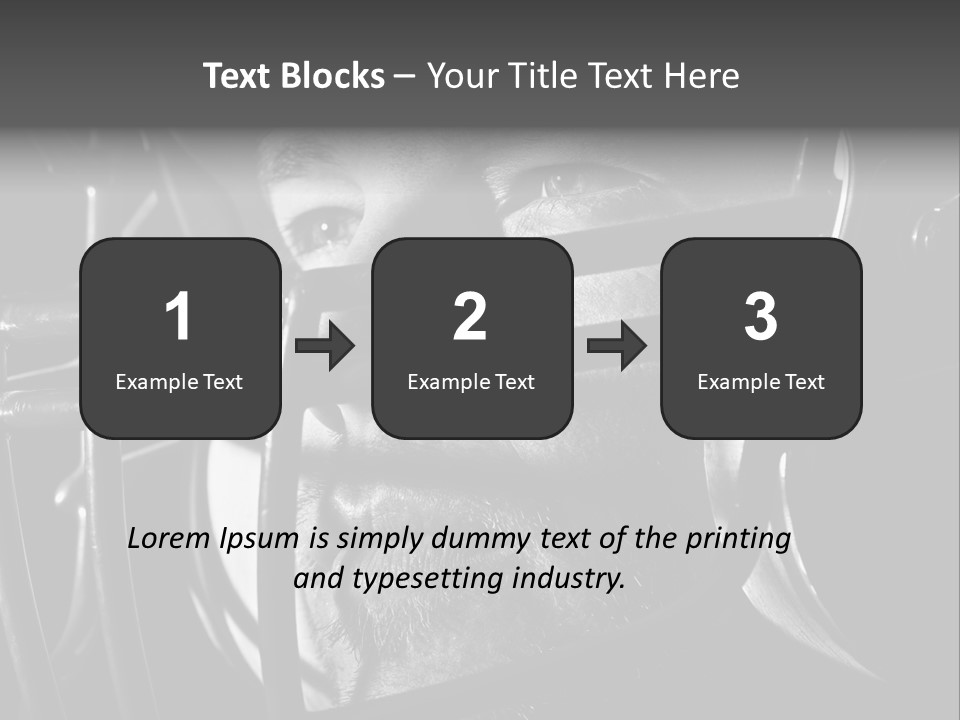 Male Men Sports Uniform PowerPoint Template