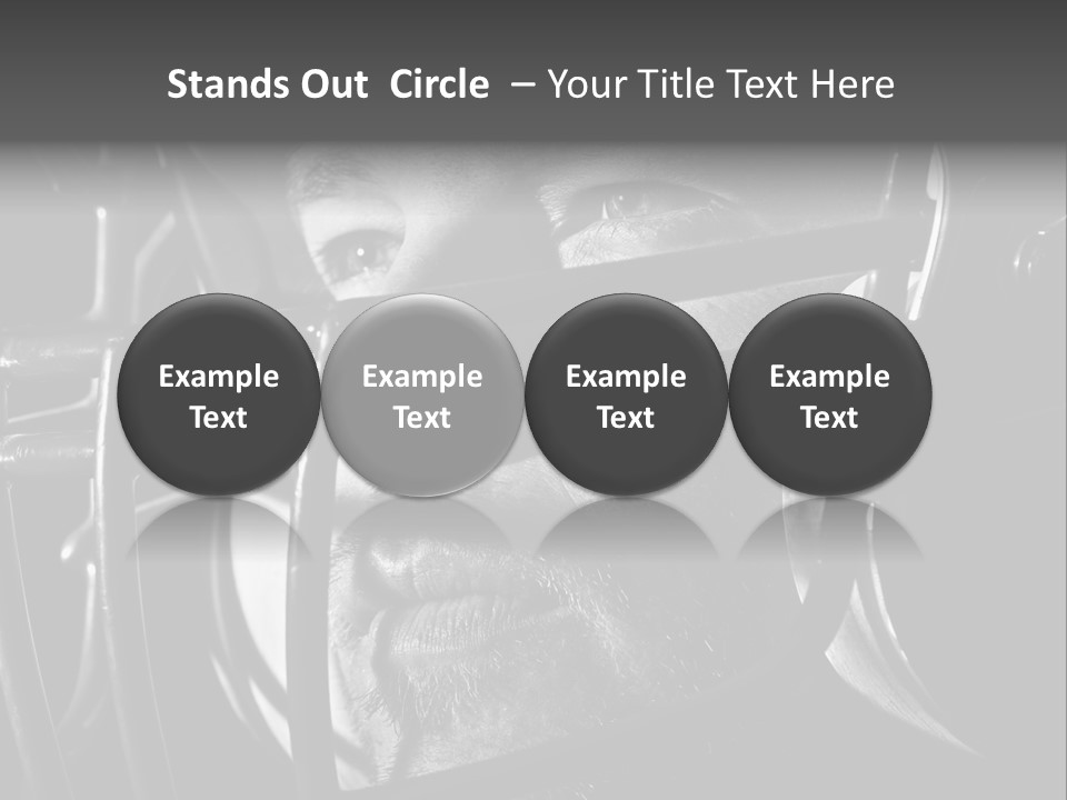 Male Men Sports Uniform PowerPoint Template