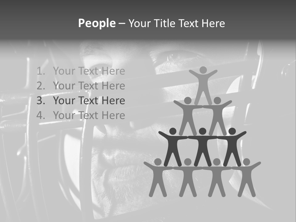 Male Men Sports Uniform PowerPoint Template