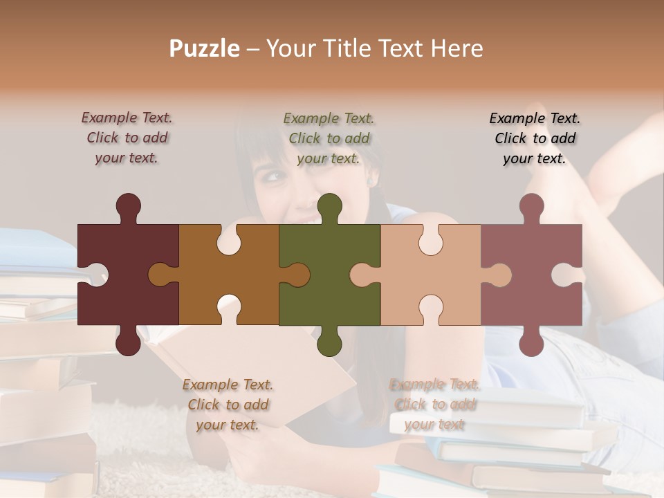 Caucasian Lifestyle One PowerPoint Template