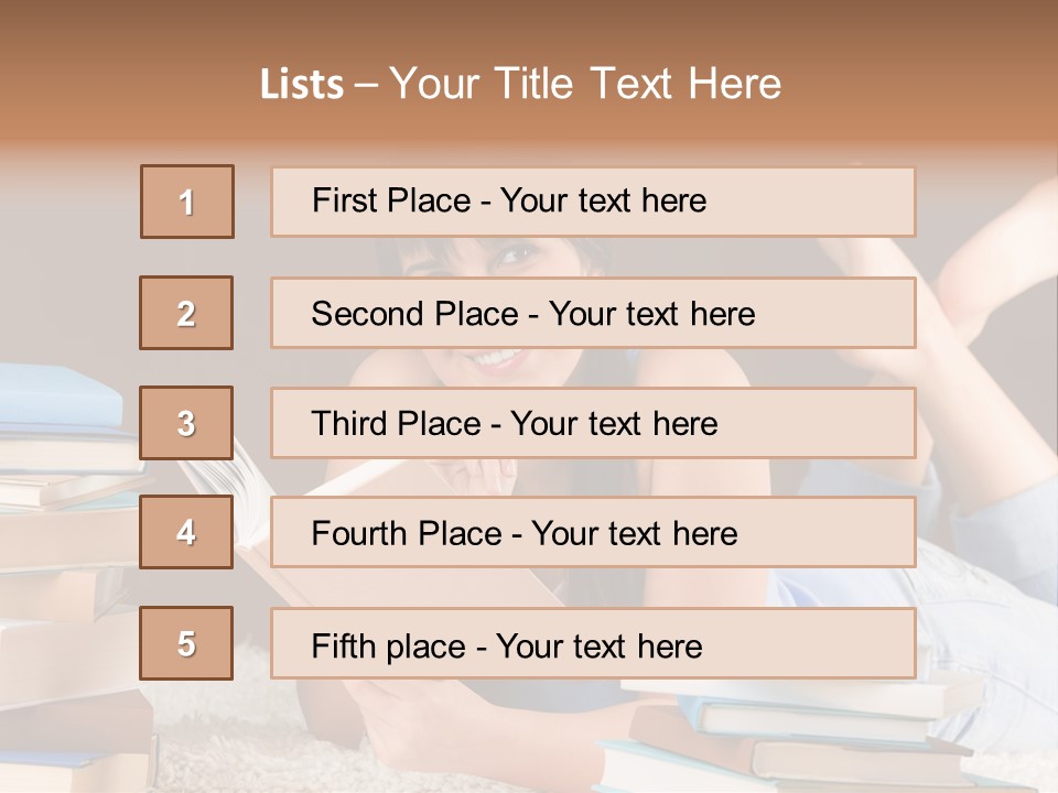 Caucasian Lifestyle One PowerPoint Template