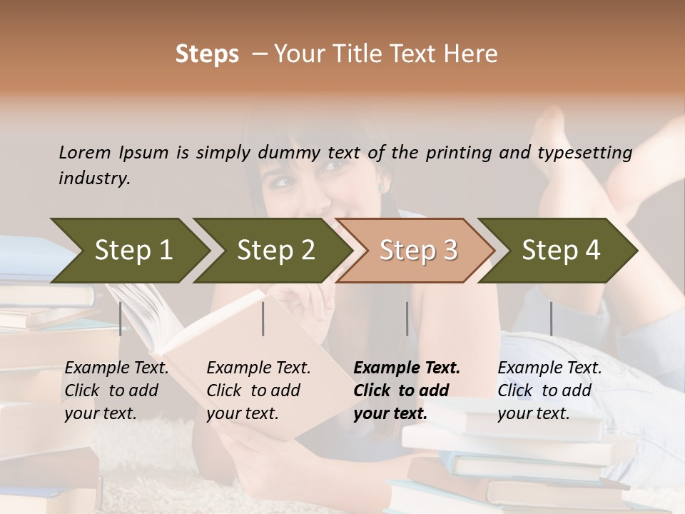 Caucasian Lifestyle One PowerPoint Template