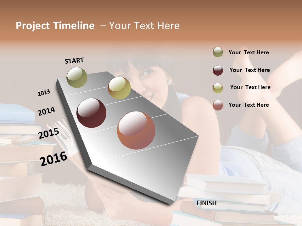 Caucasian Lifestyle One PowerPoint Template