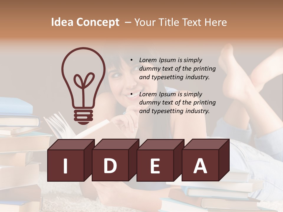 Caucasian Lifestyle One PowerPoint Template