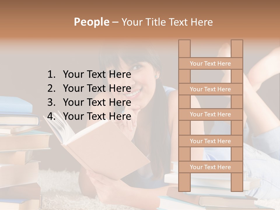 Caucasian Lifestyle One PowerPoint Template