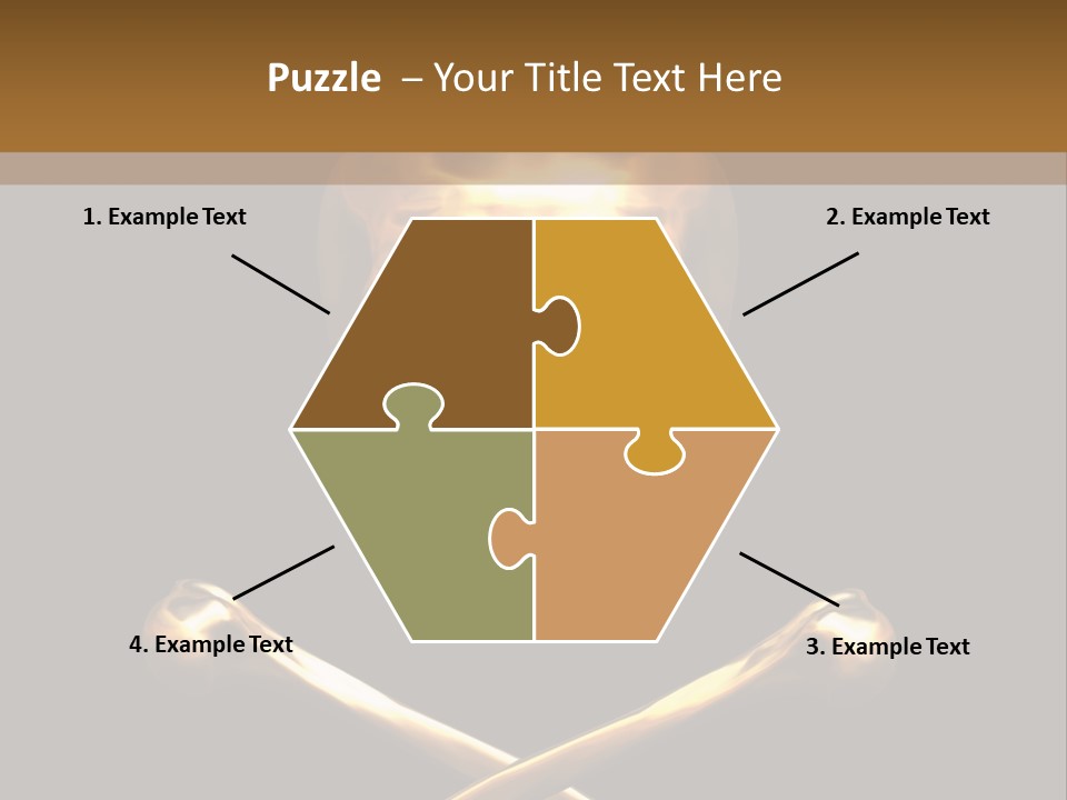 Horror Heraldry Sign PowerPoint Template