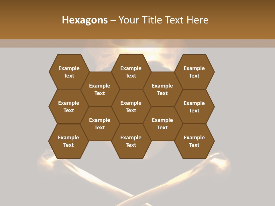 Horror Heraldry Sign PowerPoint Template