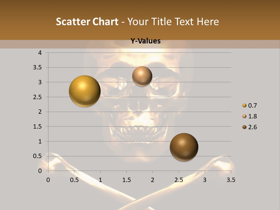 Horror Heraldry Sign PowerPoint Template