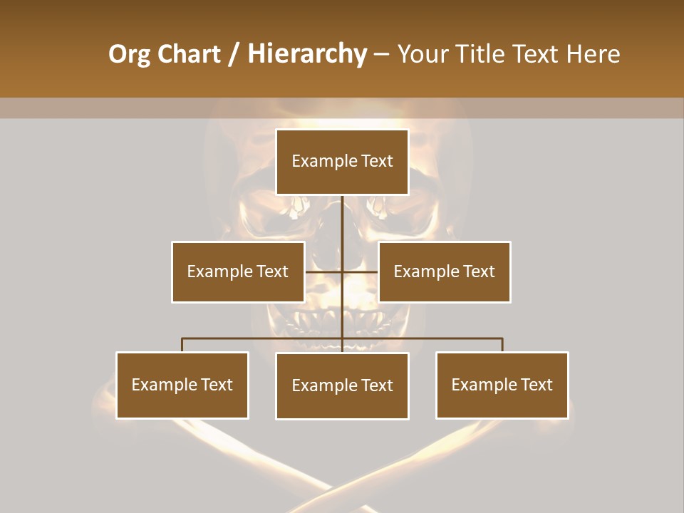 Horror Heraldry Sign PowerPoint Template