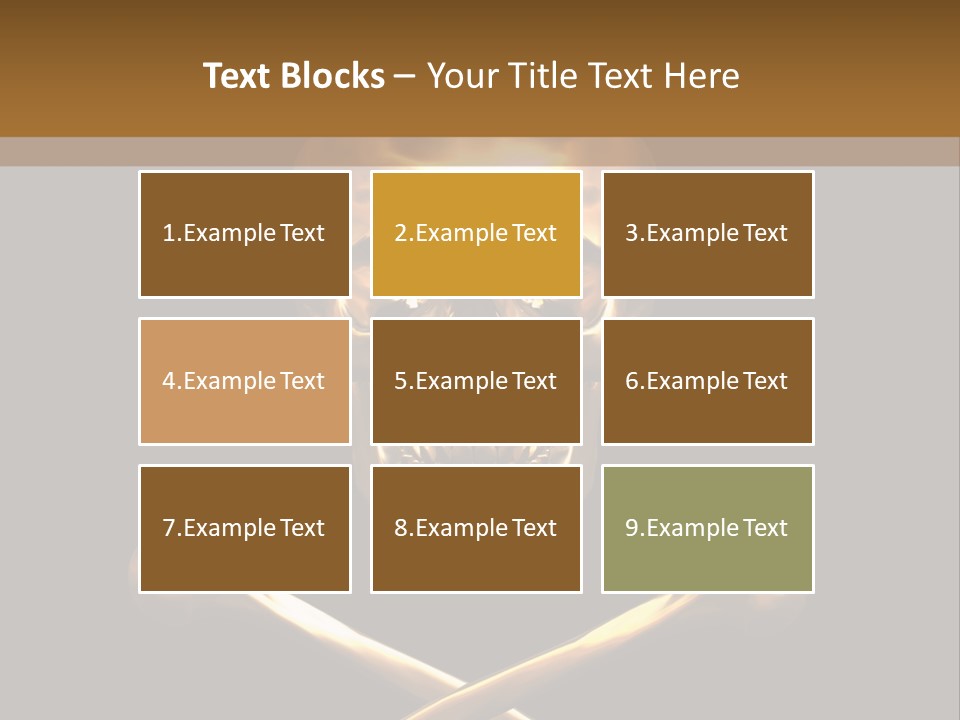 Horror Heraldry Sign PowerPoint Template