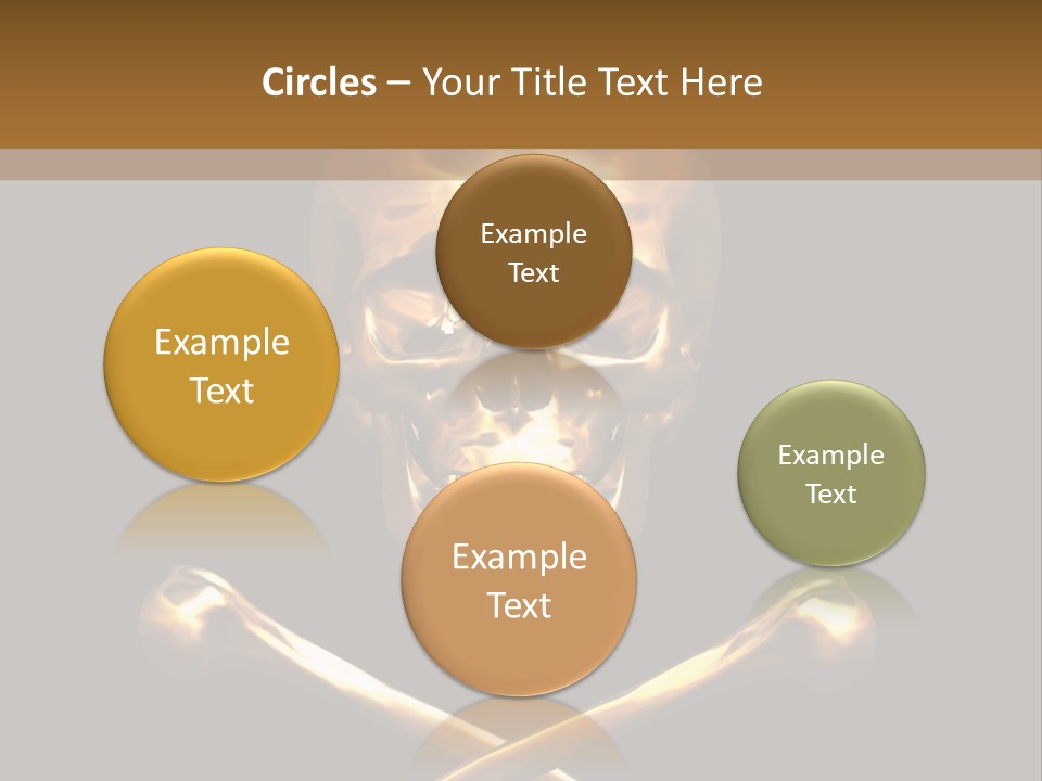 Horror Heraldry Sign PowerPoint Template