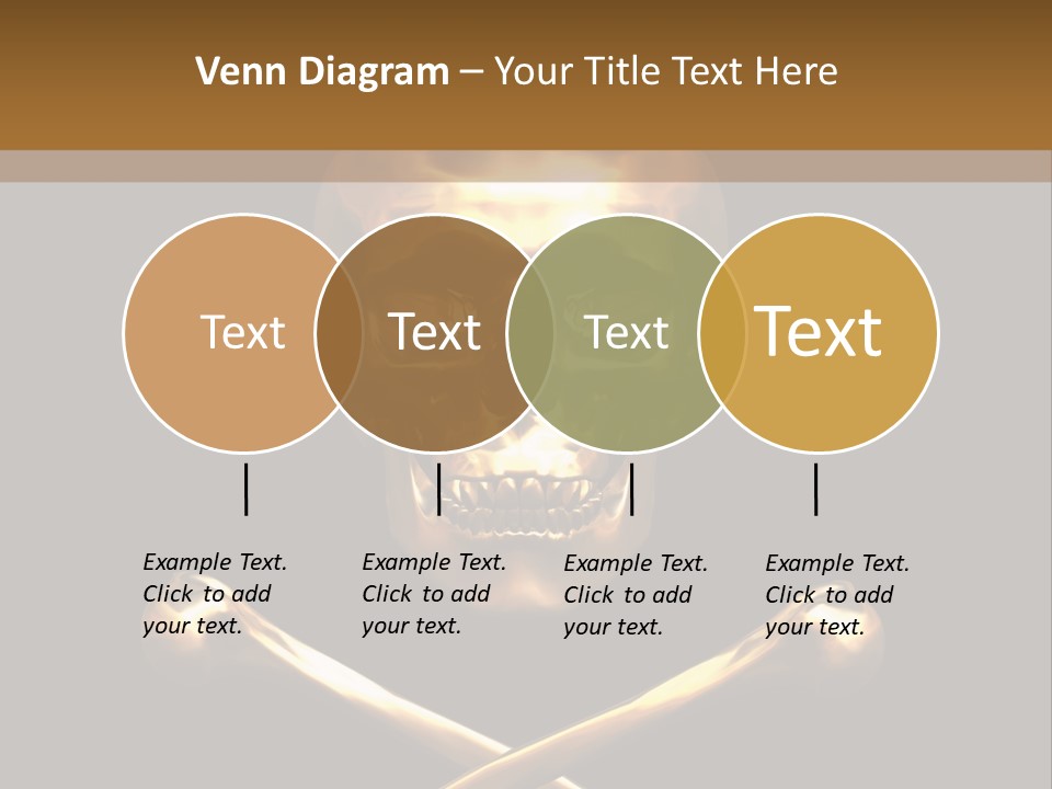 Horror Heraldry Sign PowerPoint Template