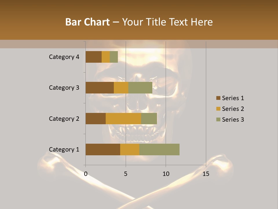 Horror Heraldry Sign PowerPoint Template