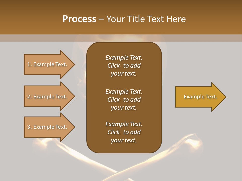 Horror Heraldry Sign PowerPoint Template