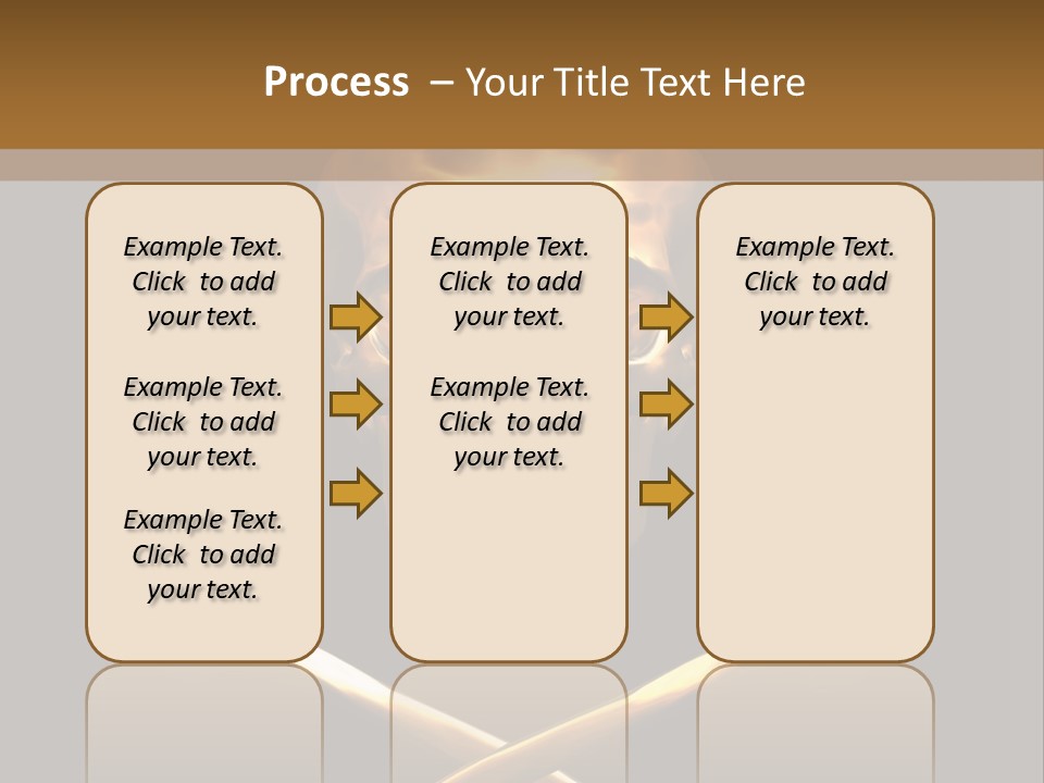 Horror Heraldry Sign PowerPoint Template