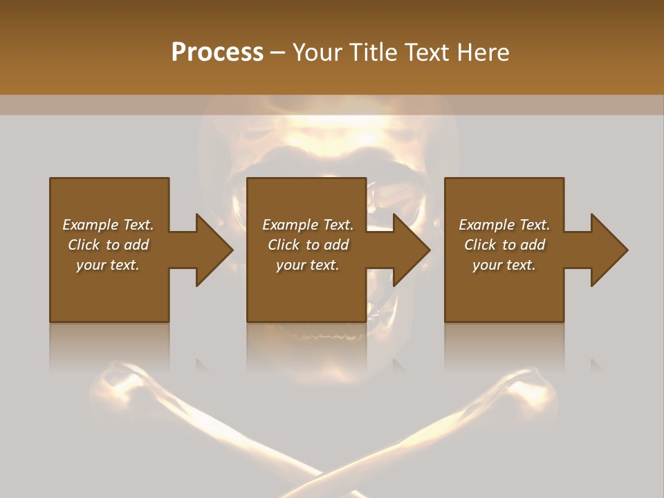 Horror Heraldry Sign PowerPoint Template