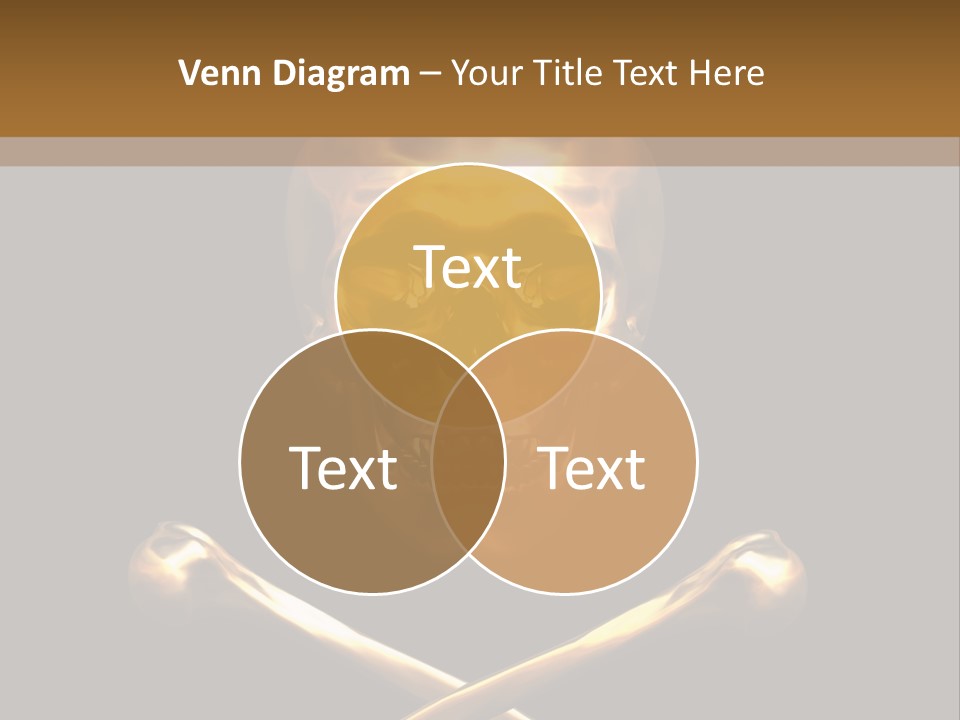 Horror Heraldry Sign PowerPoint Template