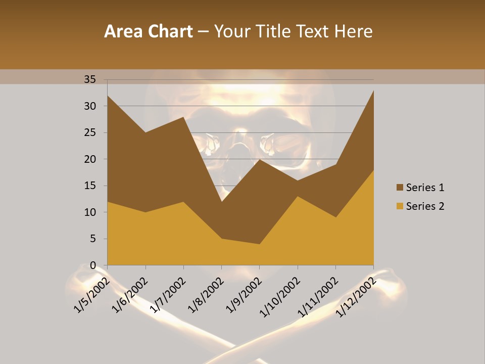 Horror Heraldry Sign PowerPoint Template