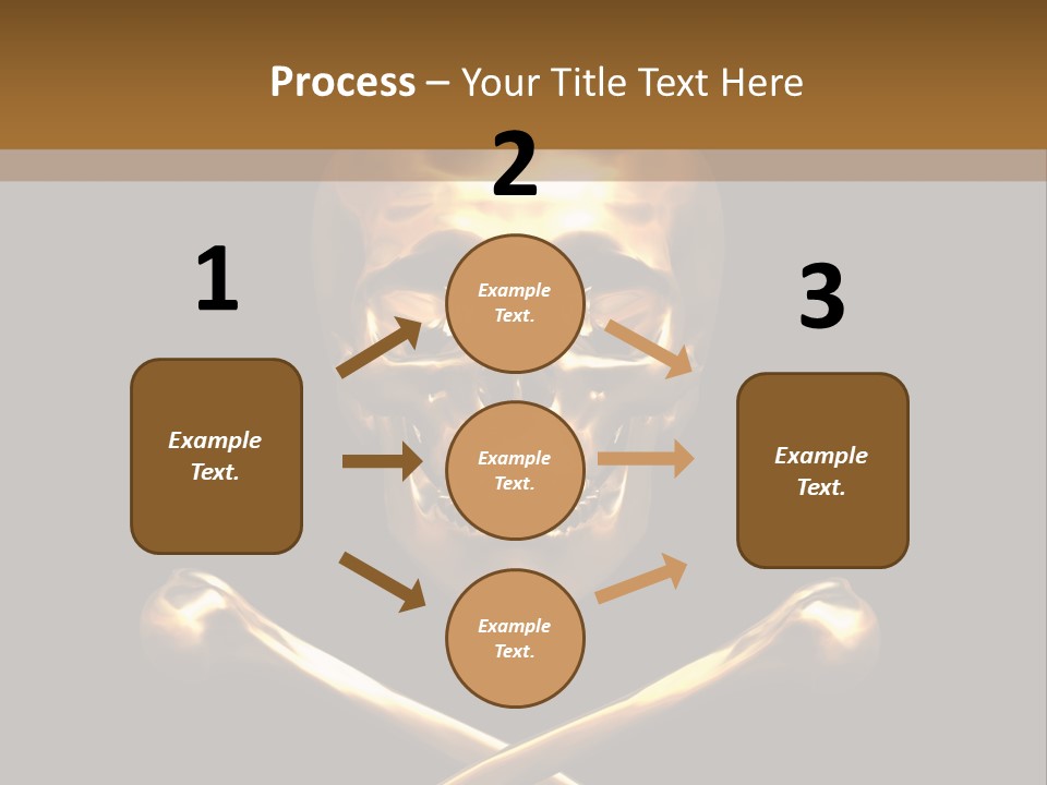 Horror Heraldry Sign PowerPoint Template