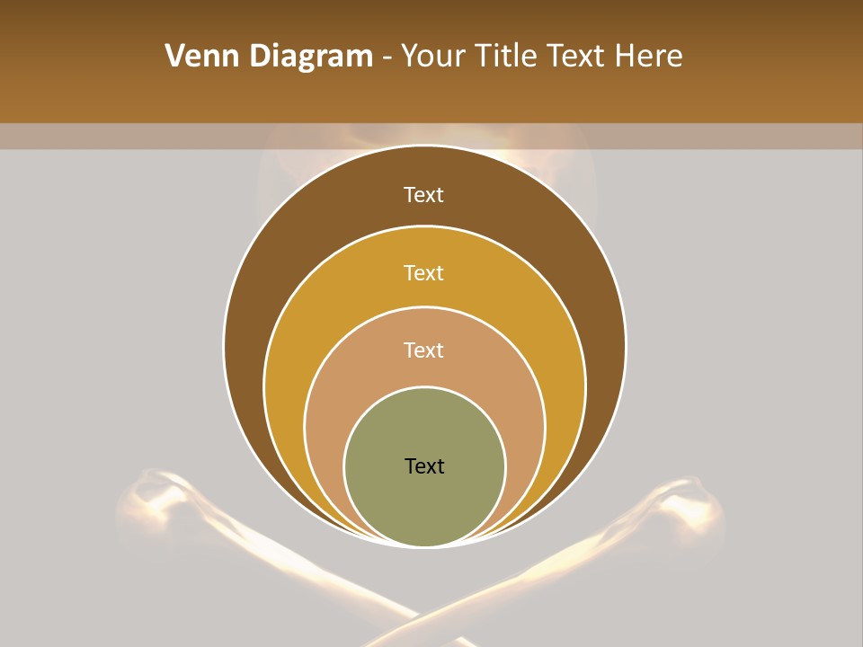 Horror Heraldry Sign PowerPoint Template