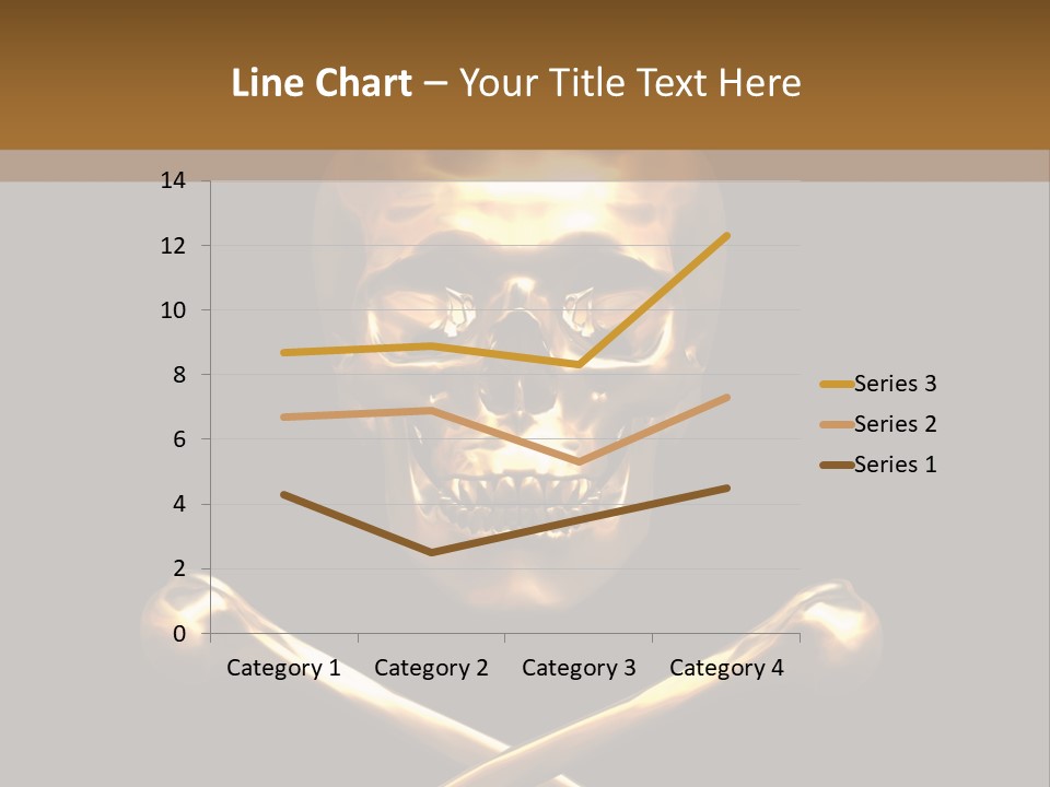 Horror Heraldry Sign PowerPoint Template