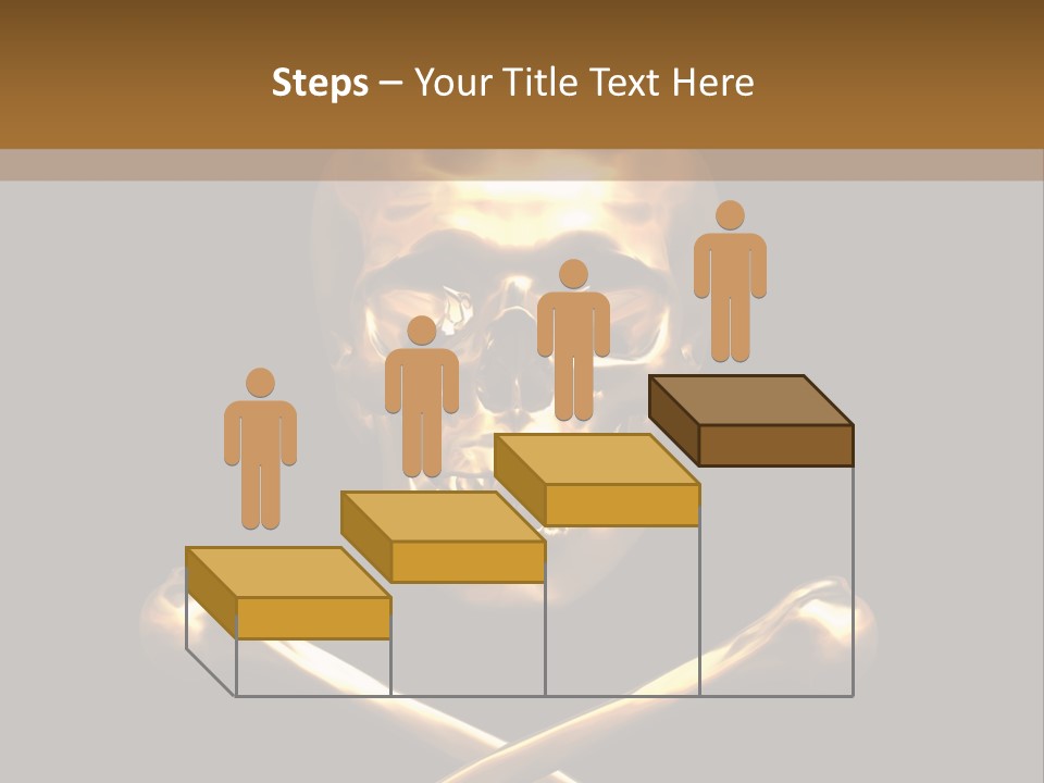 Horror Heraldry Sign PowerPoint Template