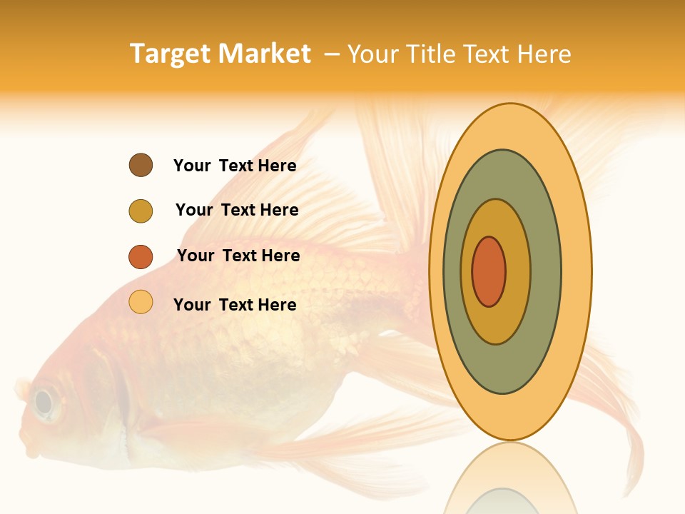 Carp Motion Orange PowerPoint Template