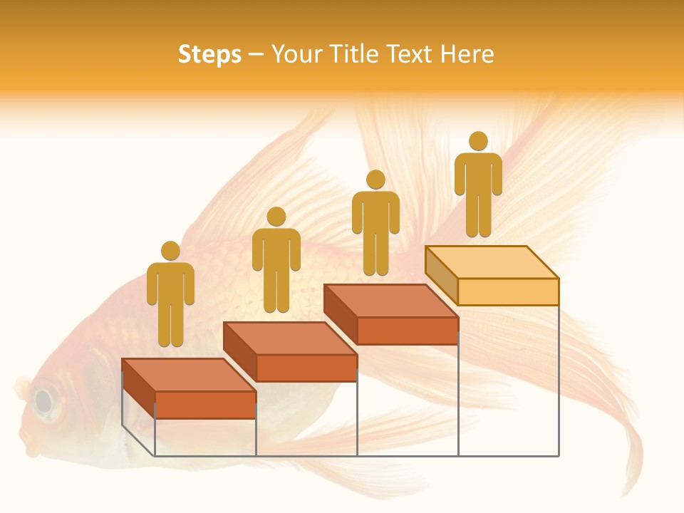 Carp Motion Orange PowerPoint Template