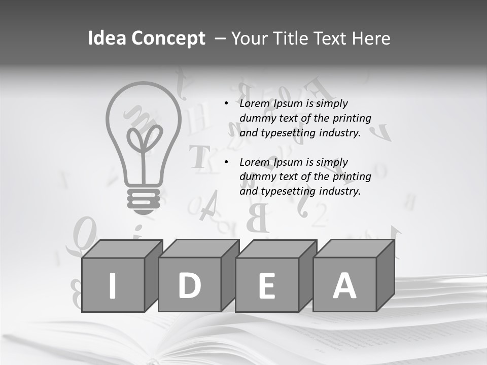 Interior Inside Knowledge PowerPoint Template