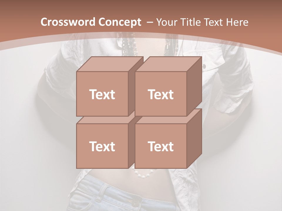 Background Attractive Hair PowerPoint Template