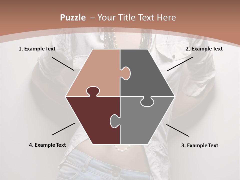 Background Attractive Hair PowerPoint Template