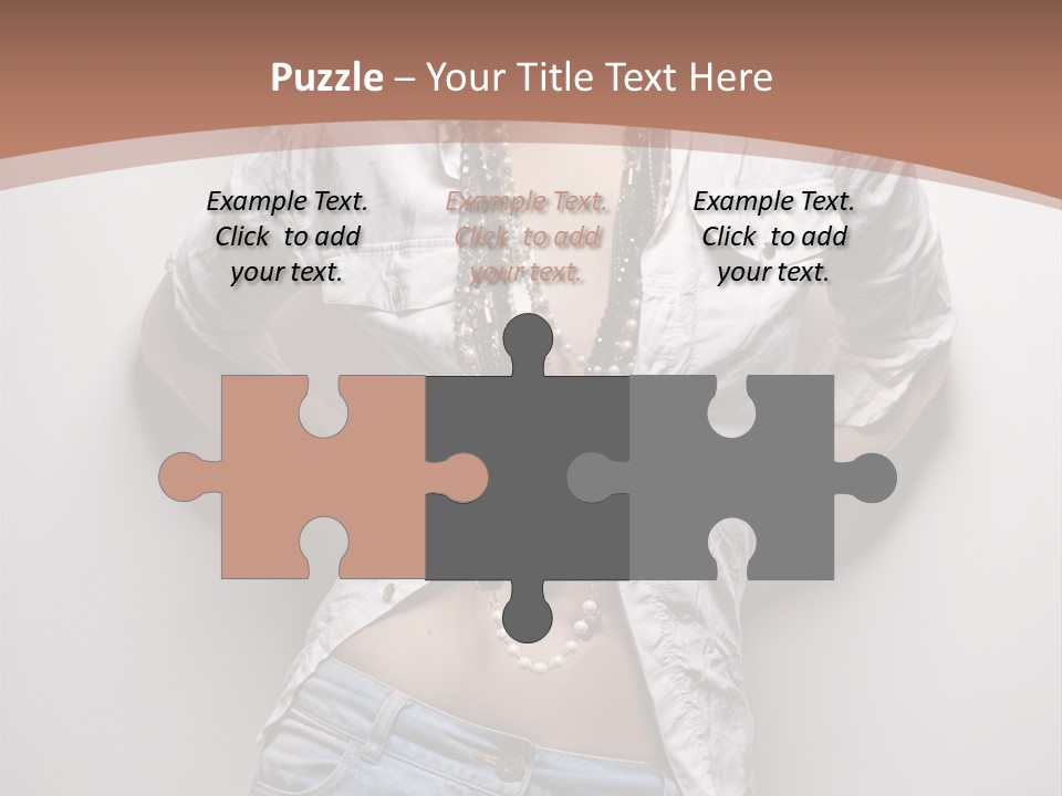 Background Attractive Hair PowerPoint Template